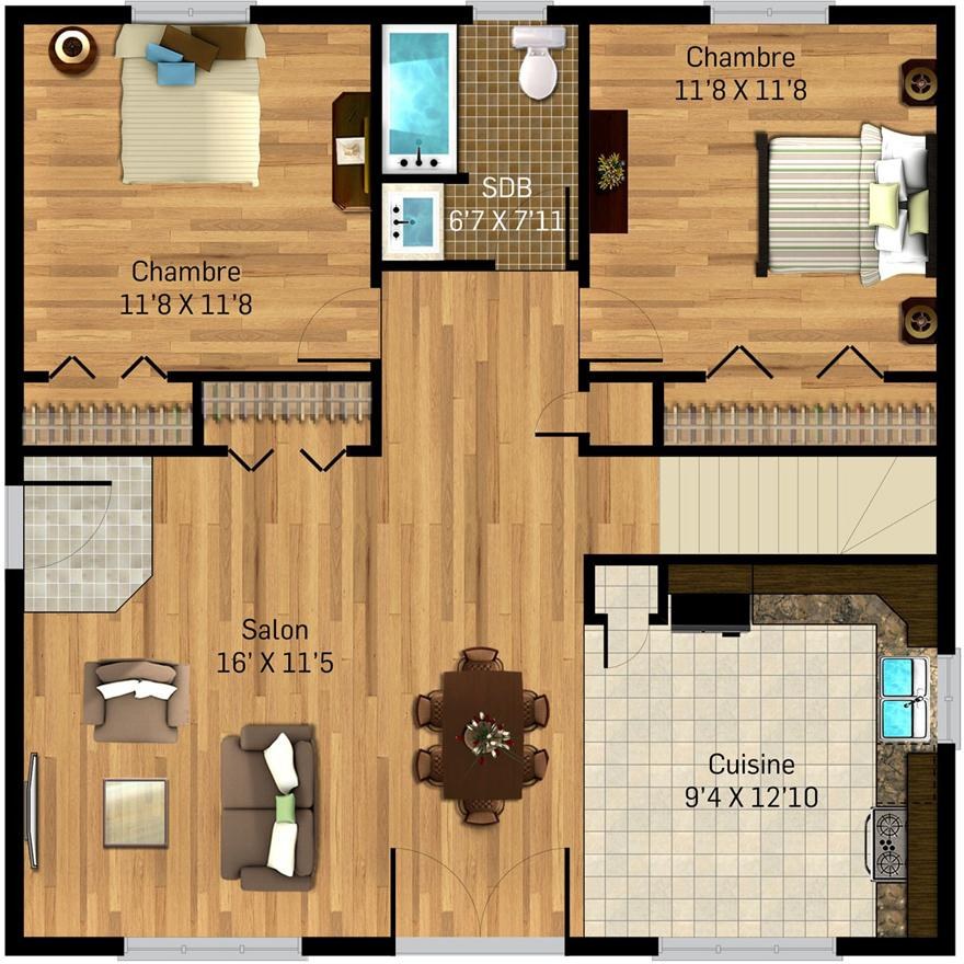 Le modèle Appalache de Maison Nordique