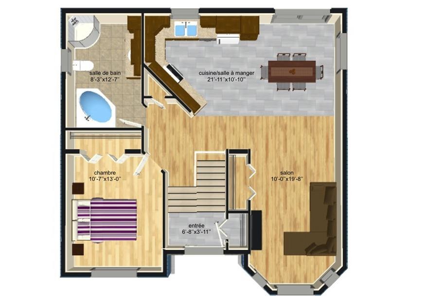 Le modèle Boisée II de Maison Nordique