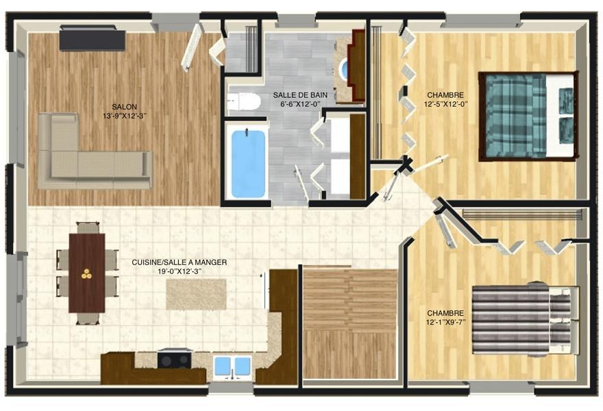 Le modèle Chalet de Maison Nordique