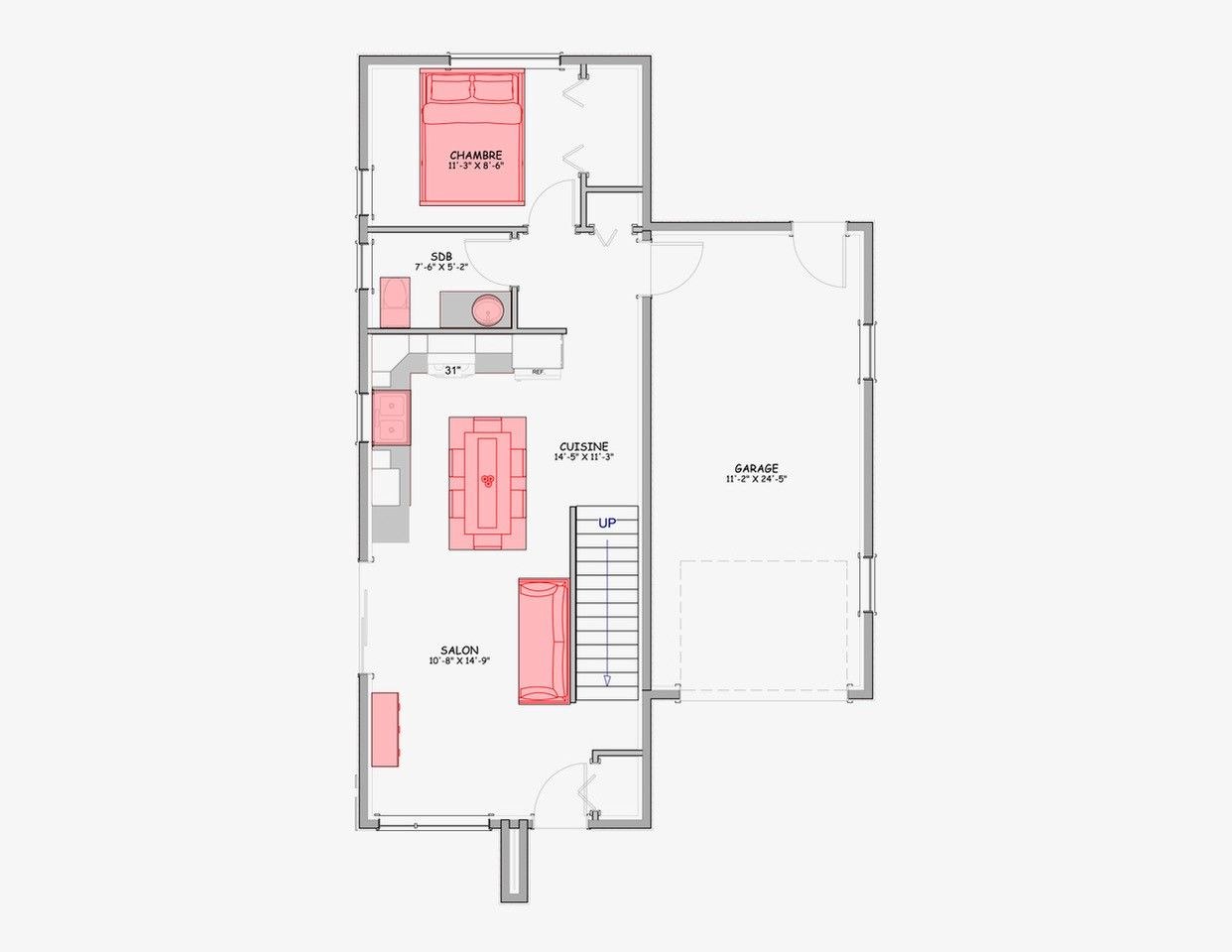 Le modèle Dryden de Maison Nordique