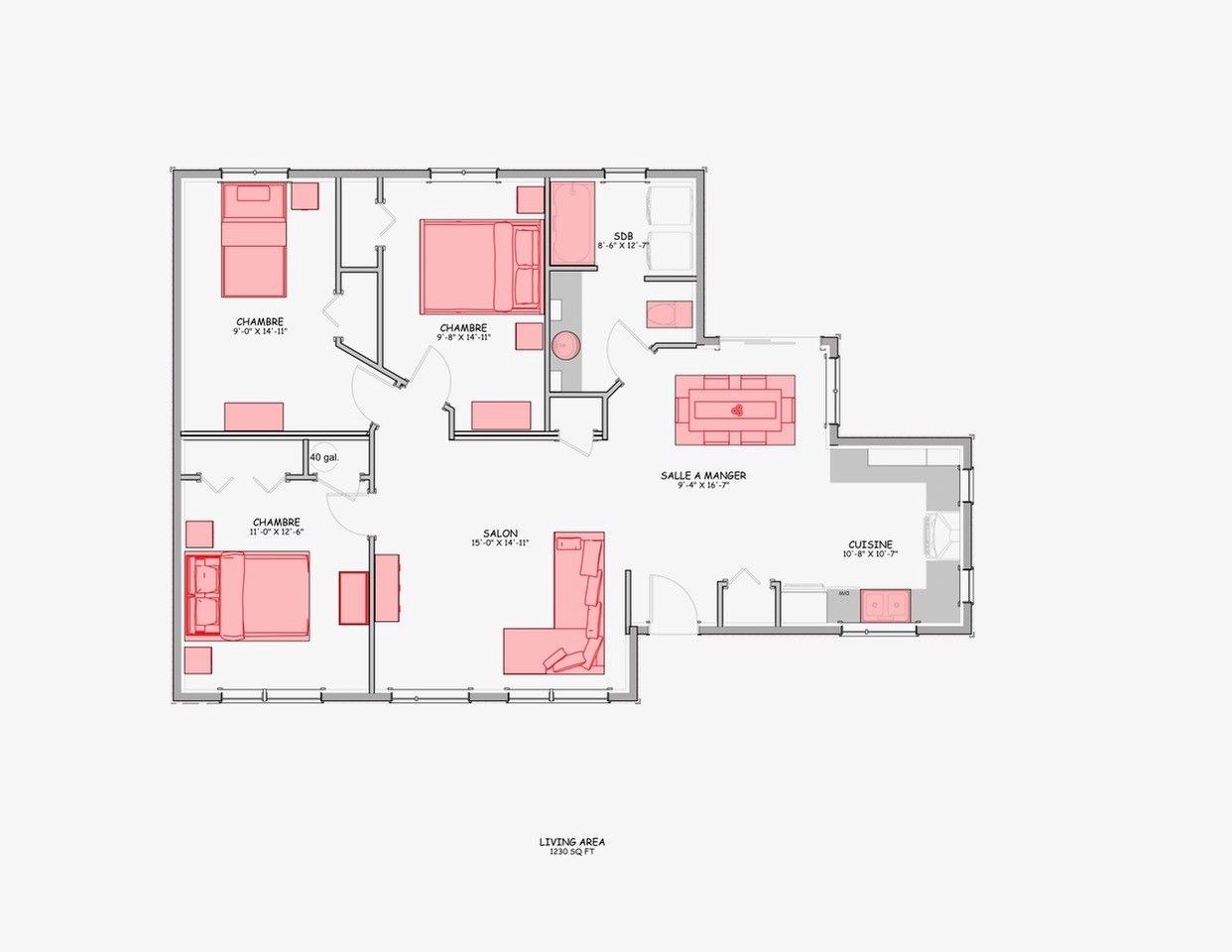 Le modèle Esposito de Maison Nordique
