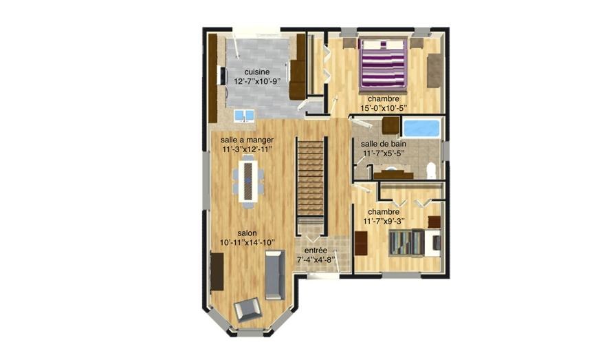 Le modèle Langlois de Maison Nordique