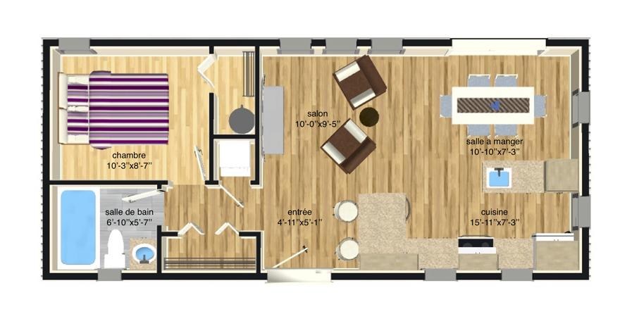 Le modèle Mini-maison #7 de Maison Nordique