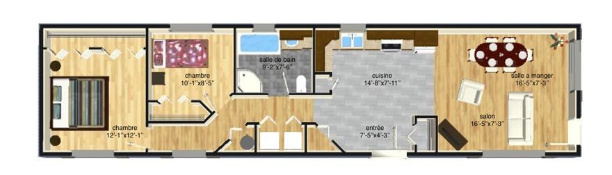 Le modèle Montigny de Maison Nordique