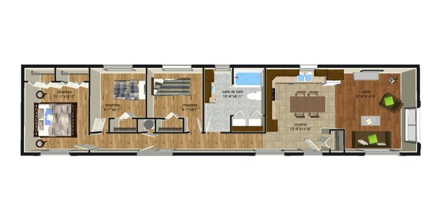 Le modèle Onyx de Maison Nordique