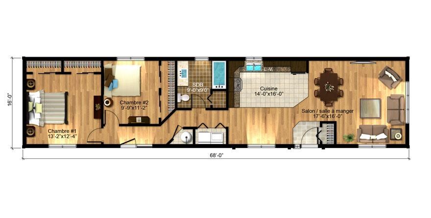 Le modèle St-Laurent de Maison Nordique, photo 1 sur 3