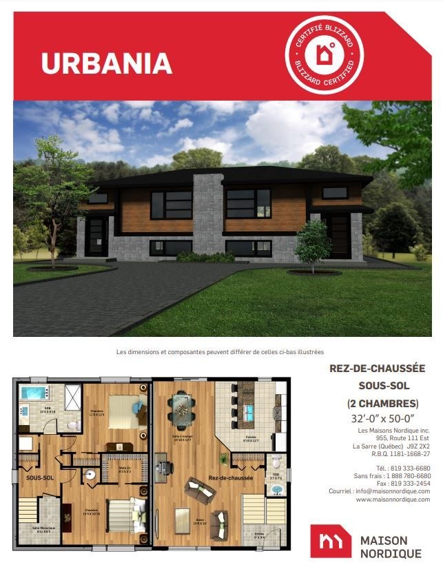 Le modèle Urbania de Maison Nordique, photo 2 sur 2